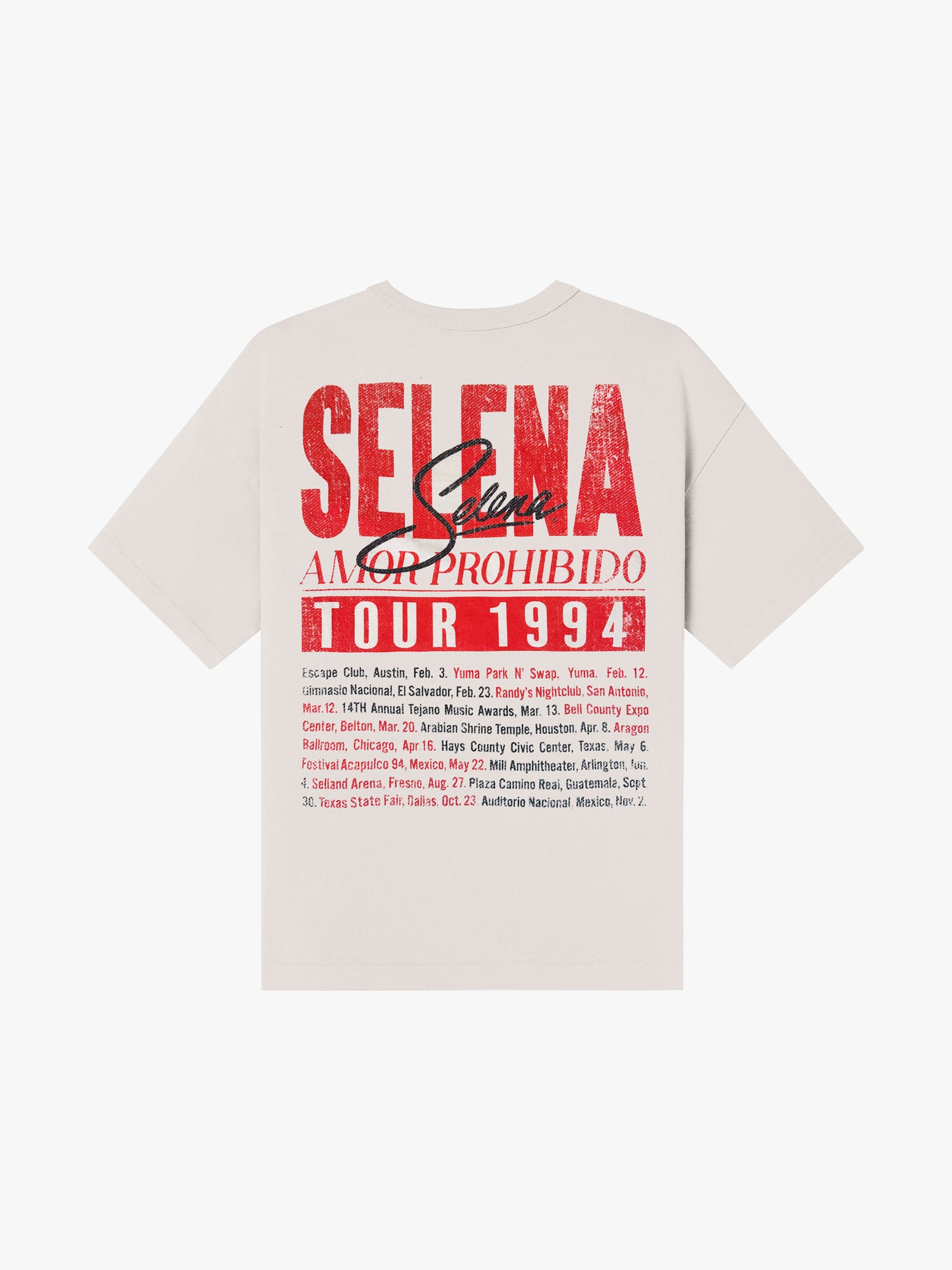 Amor Prohibido 1994 Tour Tee