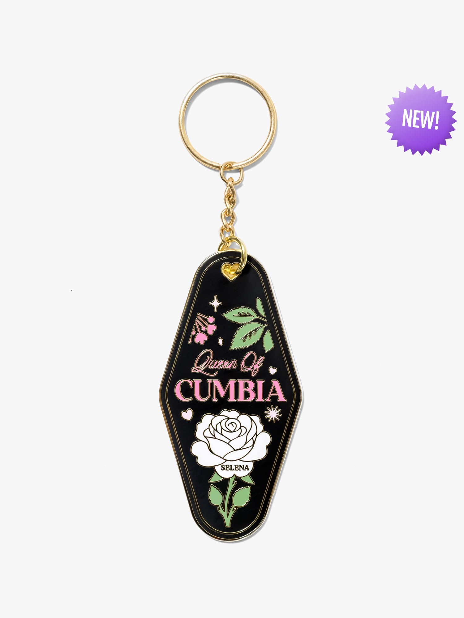 Selena Enamel Keychain