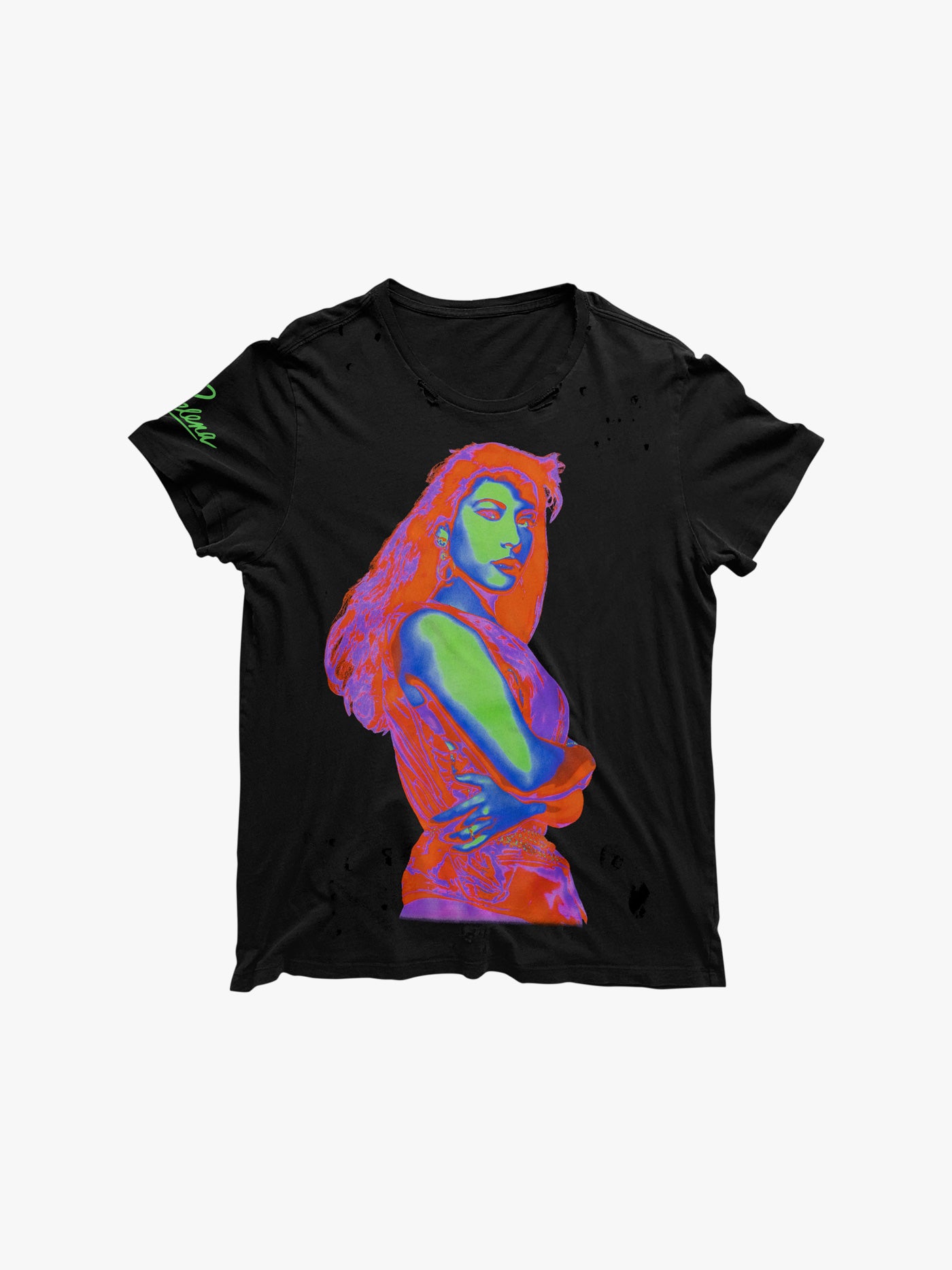 Distressed Thermal Selena Tee