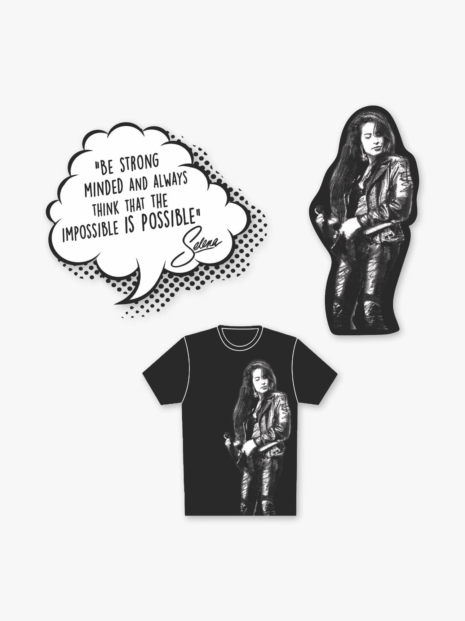 Selena Sketch Sticker Pack