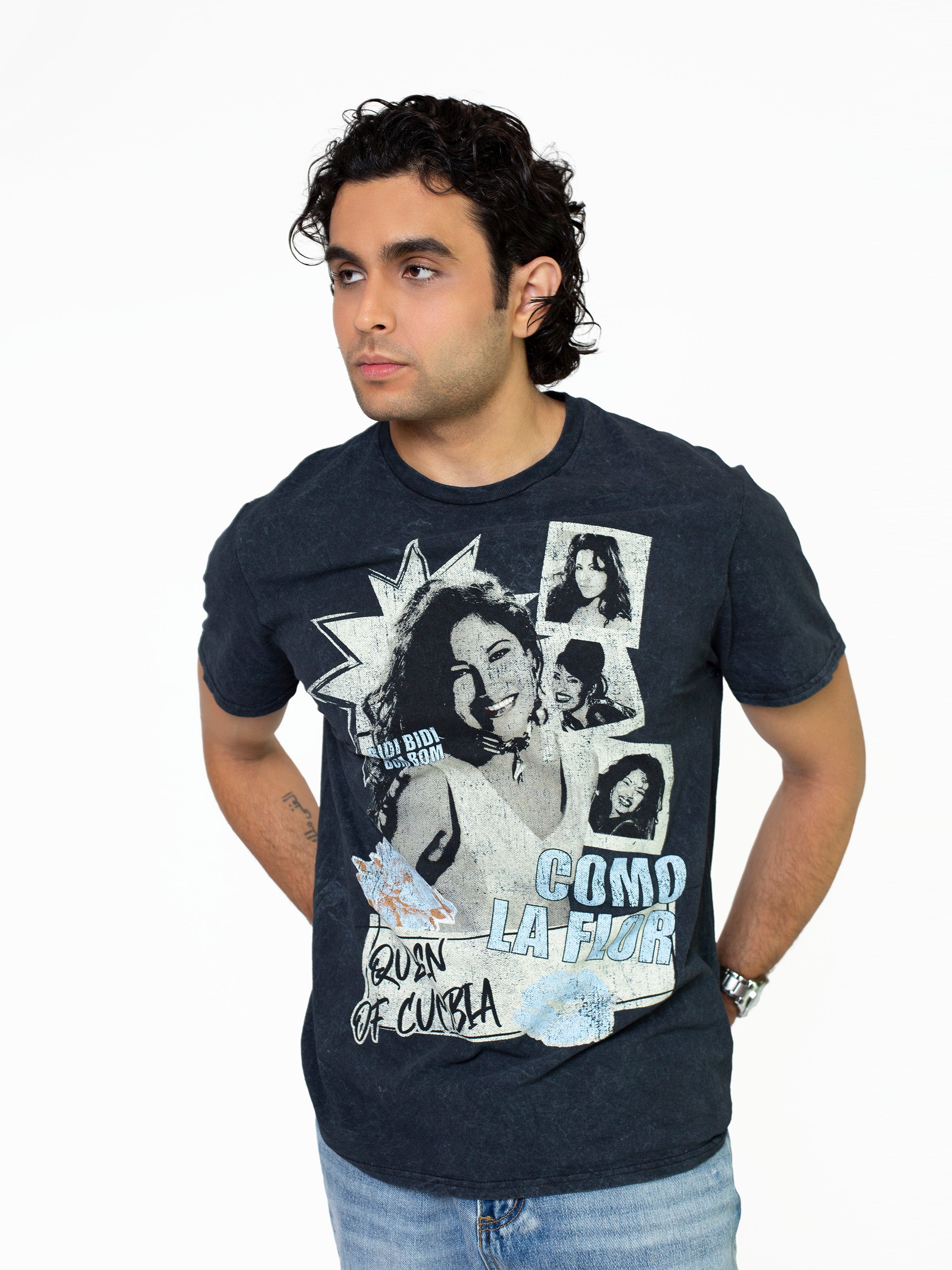 Selena Collage Distressed Tee
