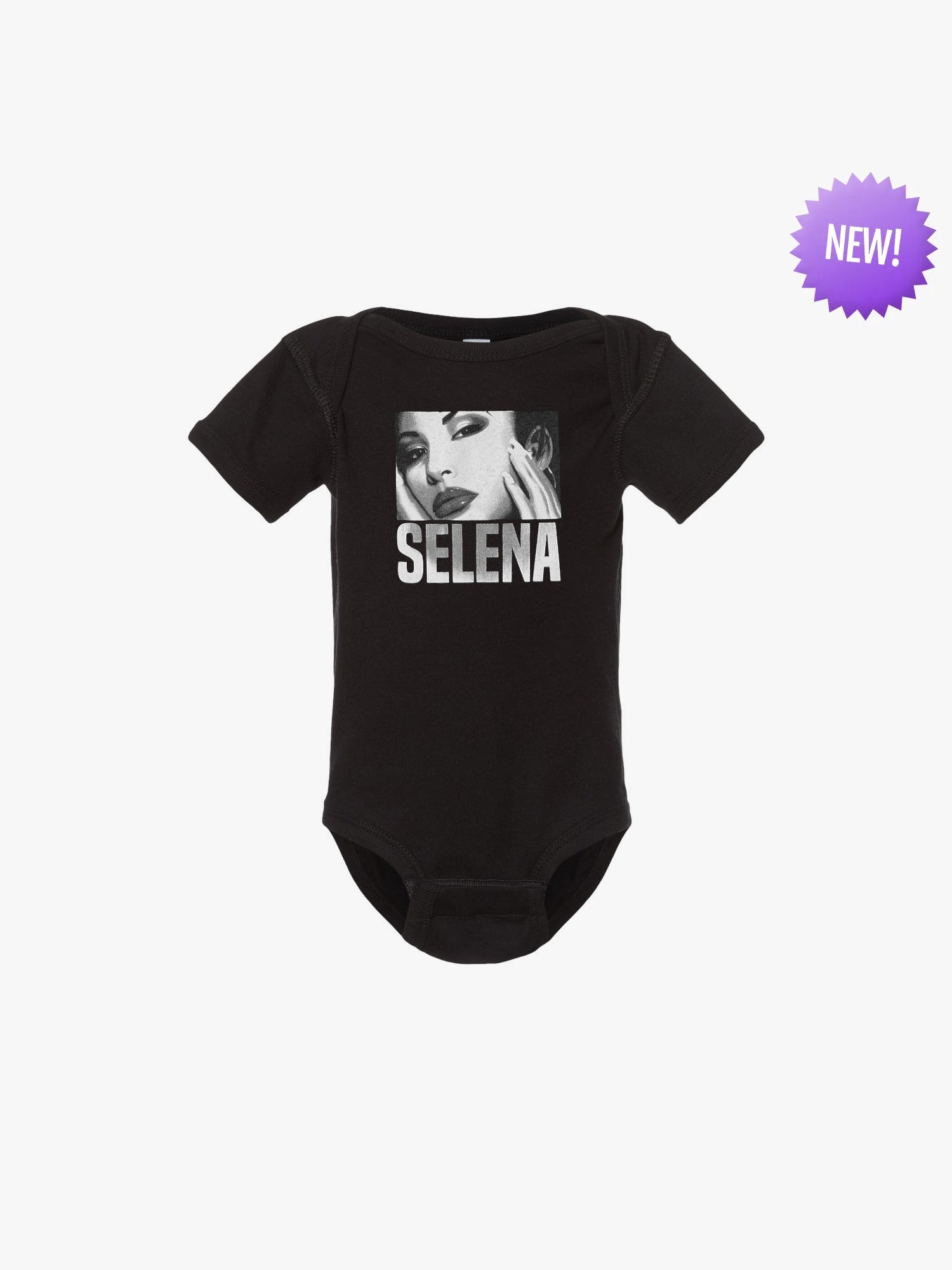 SELENA Baby Onesie - Black