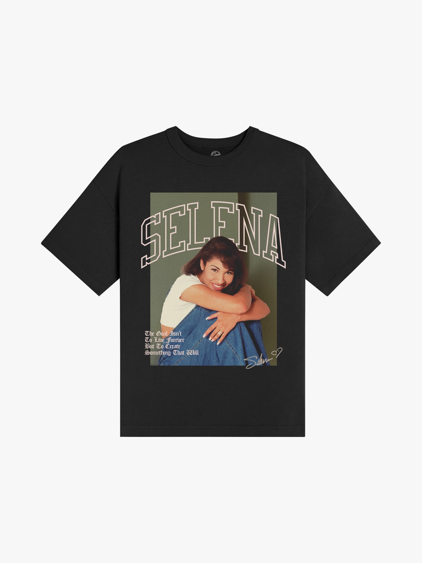 The Selena Smile Tee - BLACK