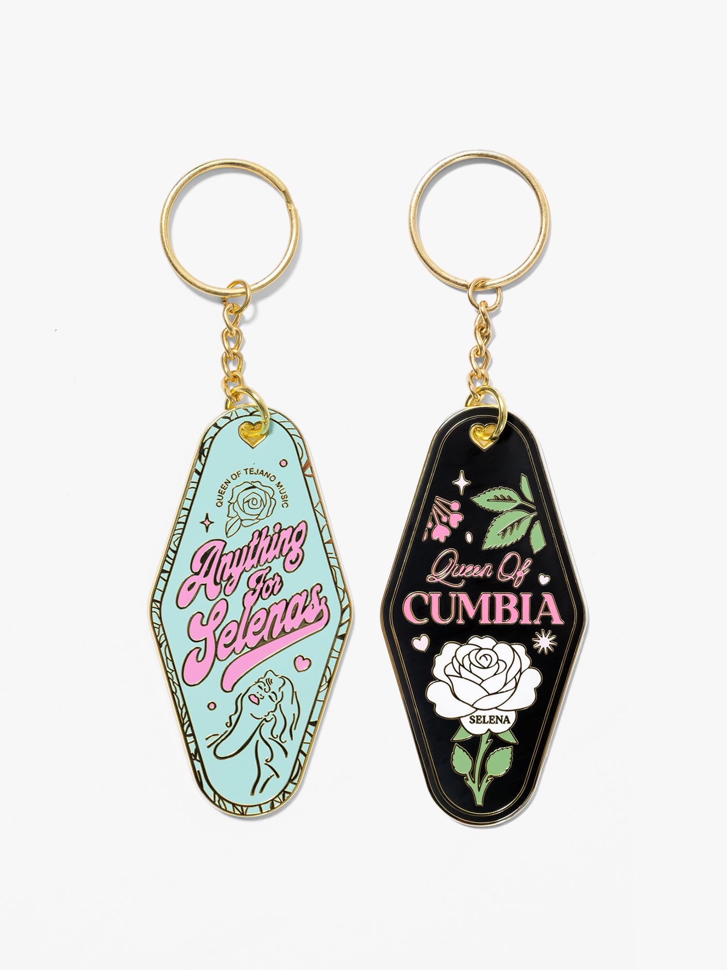 Selena Enamel Keychain