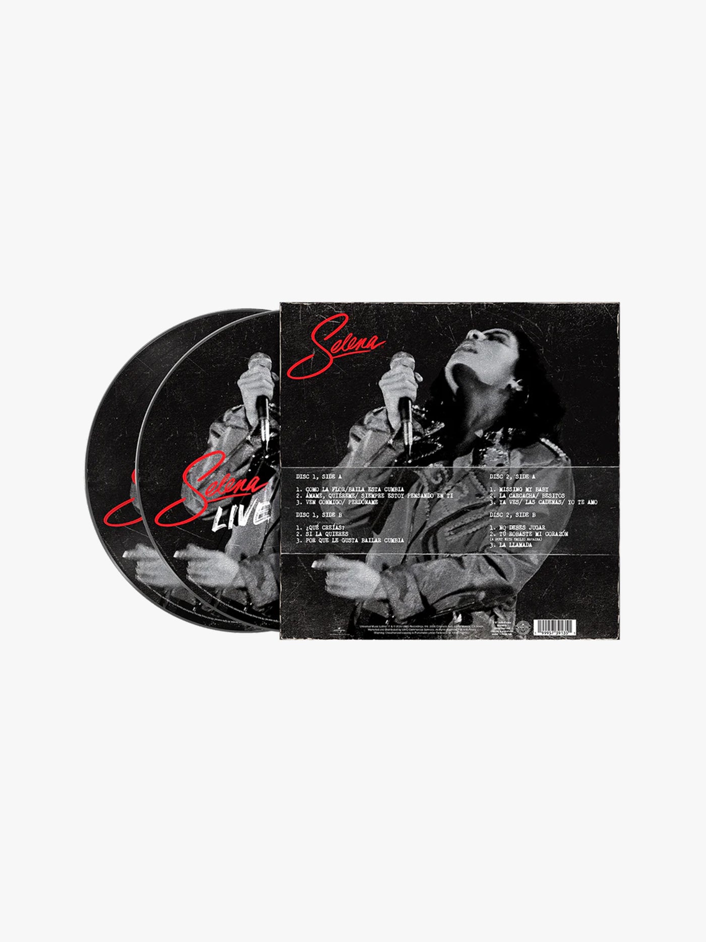 Selena LIVE (Remastered) Picture Disc 2LP Vinyl