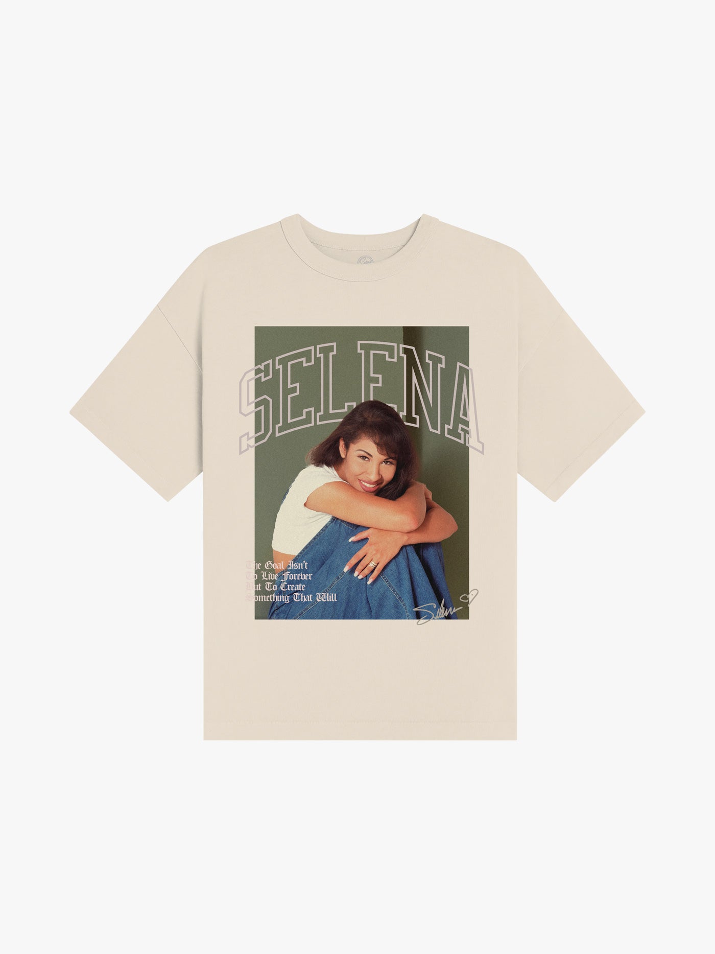 The Selena Smile Tee - TAN