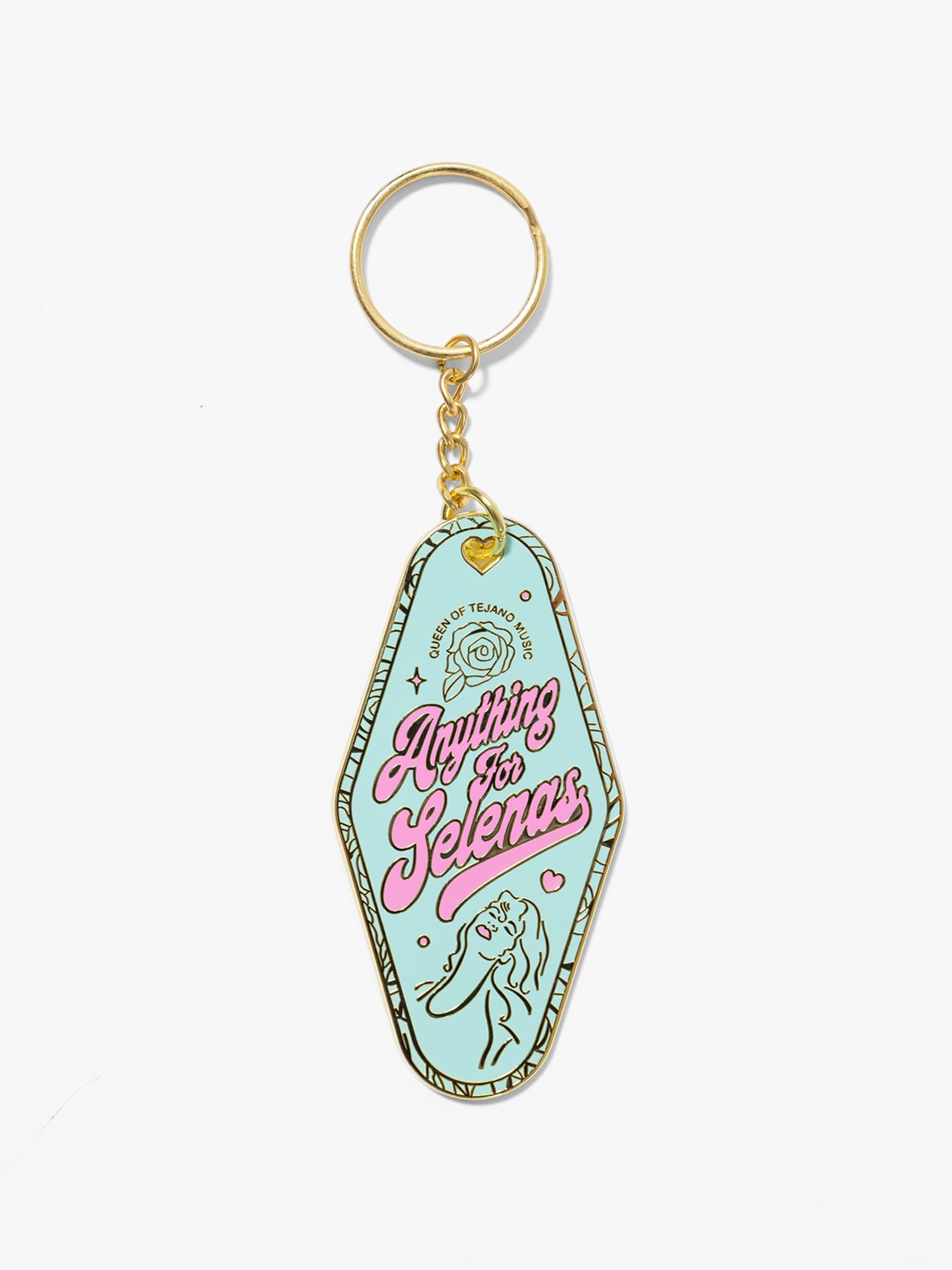 Selena Enamel Keychain