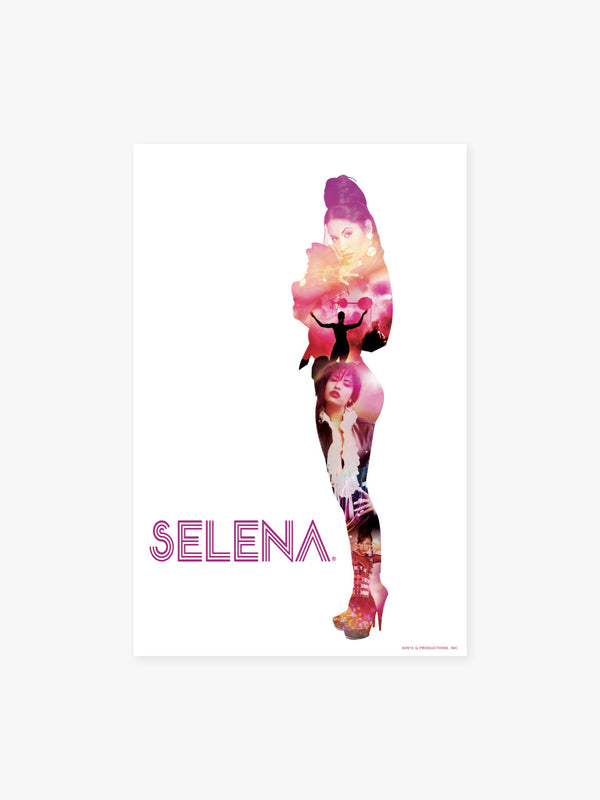 Selena Body Collage Poster