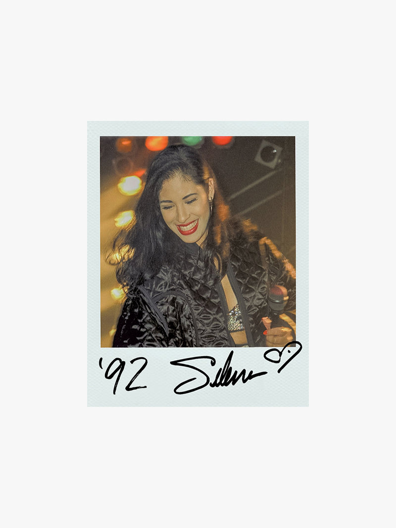 Selena Polaroid: Smile Photo Print